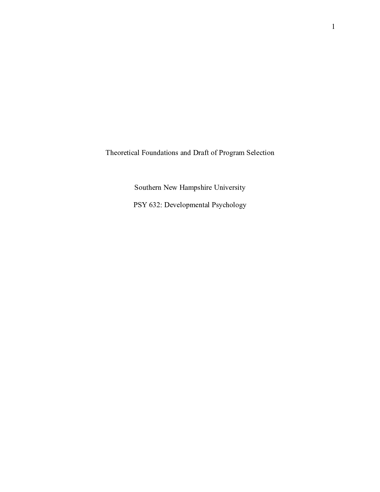 Preview image for Milestone 2| (3)    Theoretical Foundations and Draft of Program Selection  Southern N